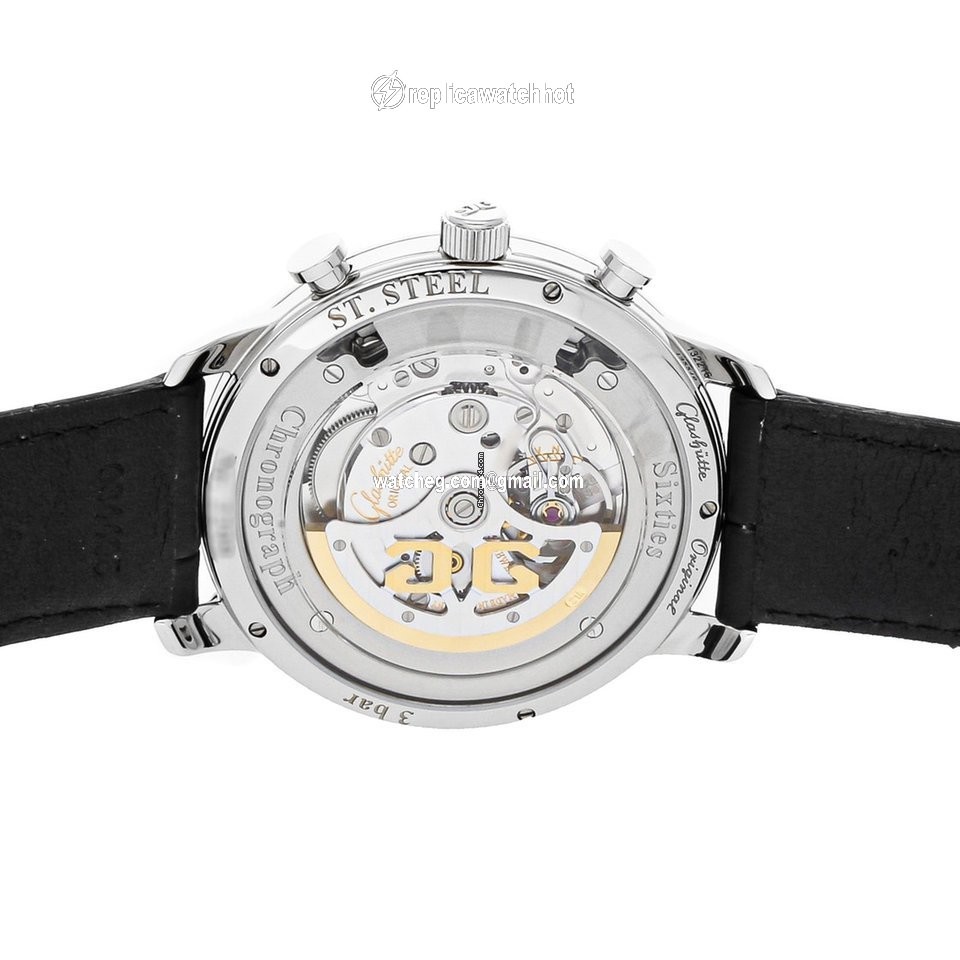 Glashtte Original Sixties Chronograph Mens watch Unisex Automatic Steel 1-39-34-04-22-04 4