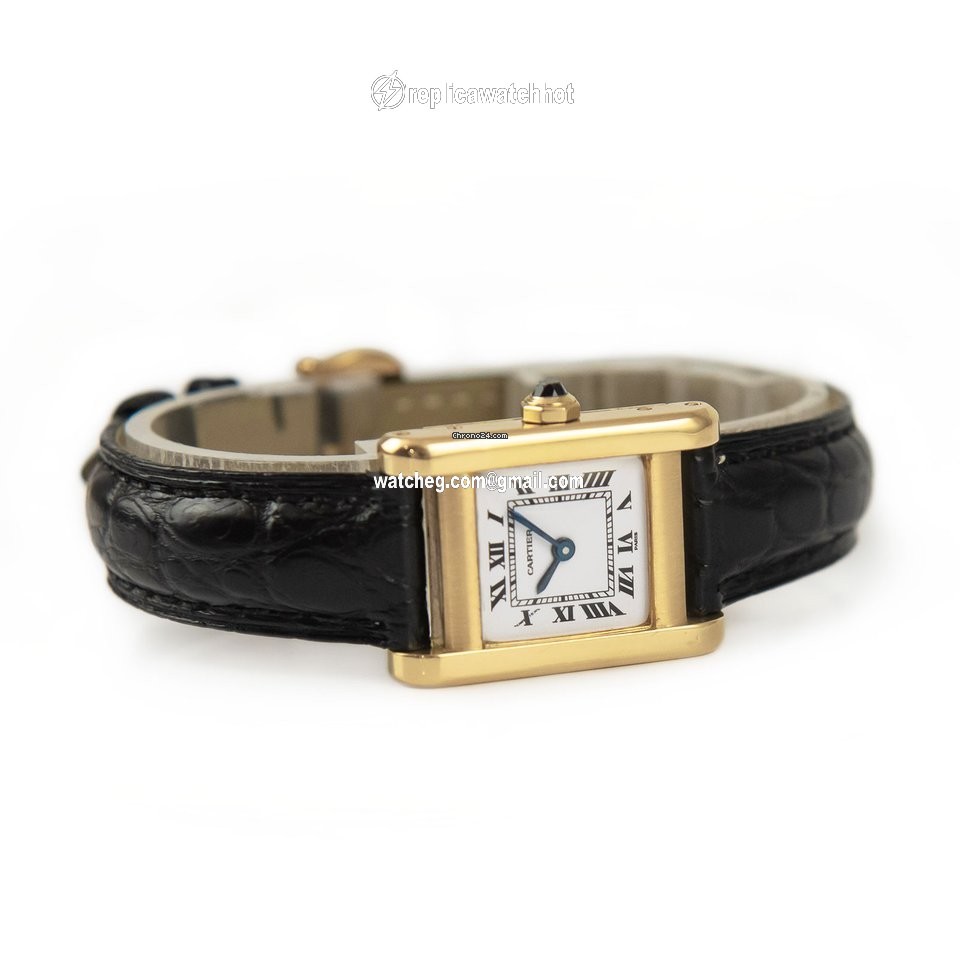 Cartier Tank Womens watch Manual winding Yellow gold 78093 4