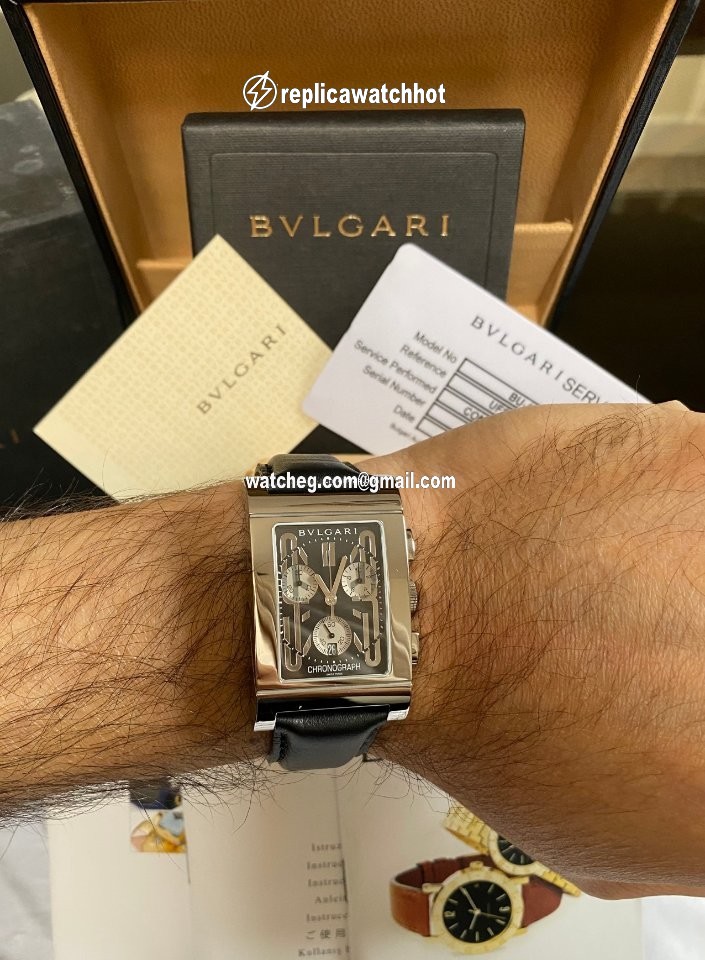Bulgari Rettangolo Mens watch Unisex Quartz Steel RTC49BRSVD 4