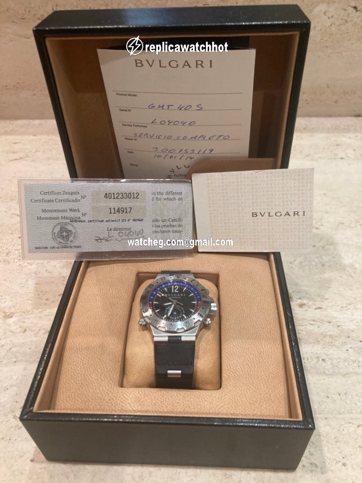 Bulgari Diagono Steel GMT40SVD 4