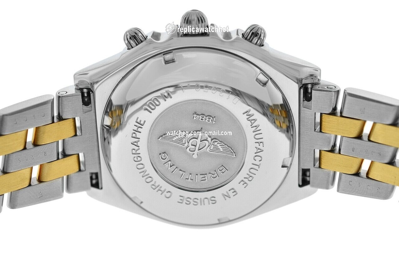 Breitling Mens watch Unisex Automatic Gold Steel D13050.1 4