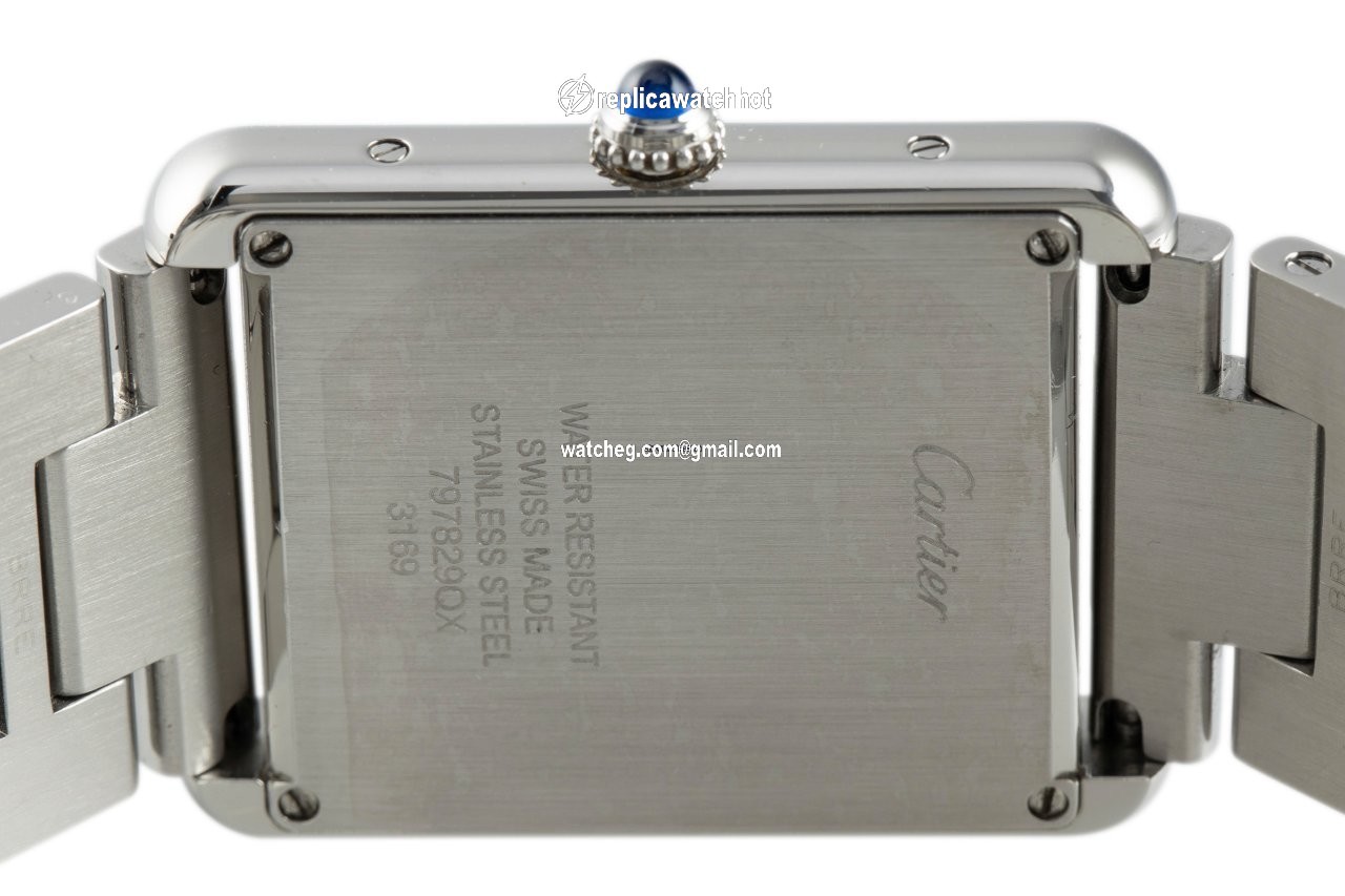 Cartier Tank Solo Mens watch Unisex Quartz Steel 3169 4