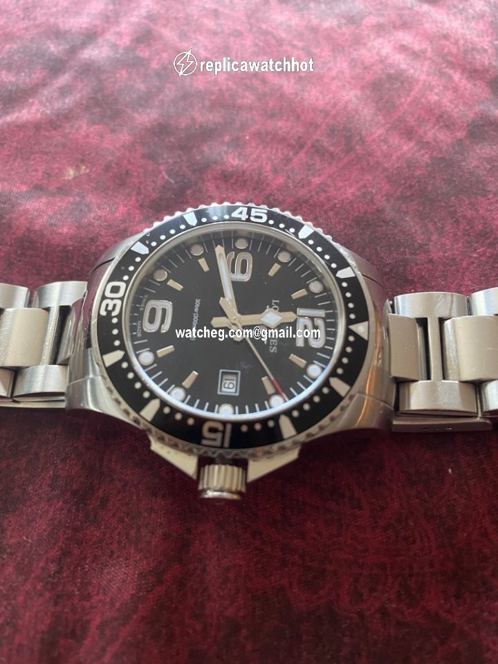 Longines HydroConquest Mens watch Unisex Quartz Steel L3.640.4.56.6 4