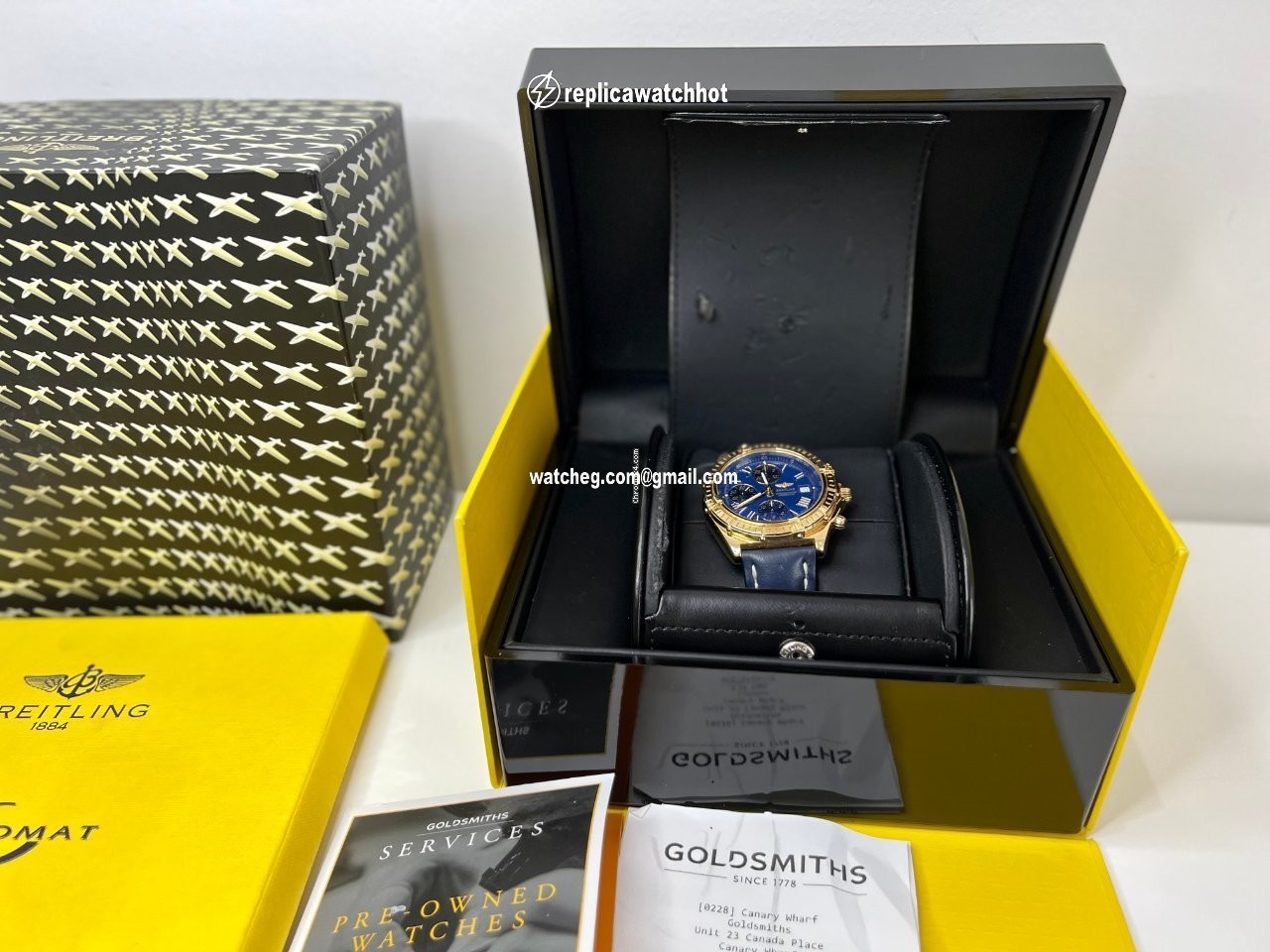 Breitling Crosswind Racing Mens watch Unisex Automatic Yellow gold K13355 4