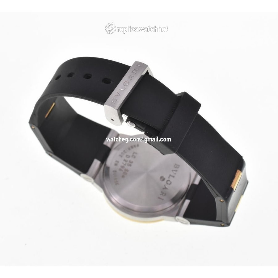 Bulgari Diagono Mens watch Unisex Automatic Gold Steel LC35SG 4