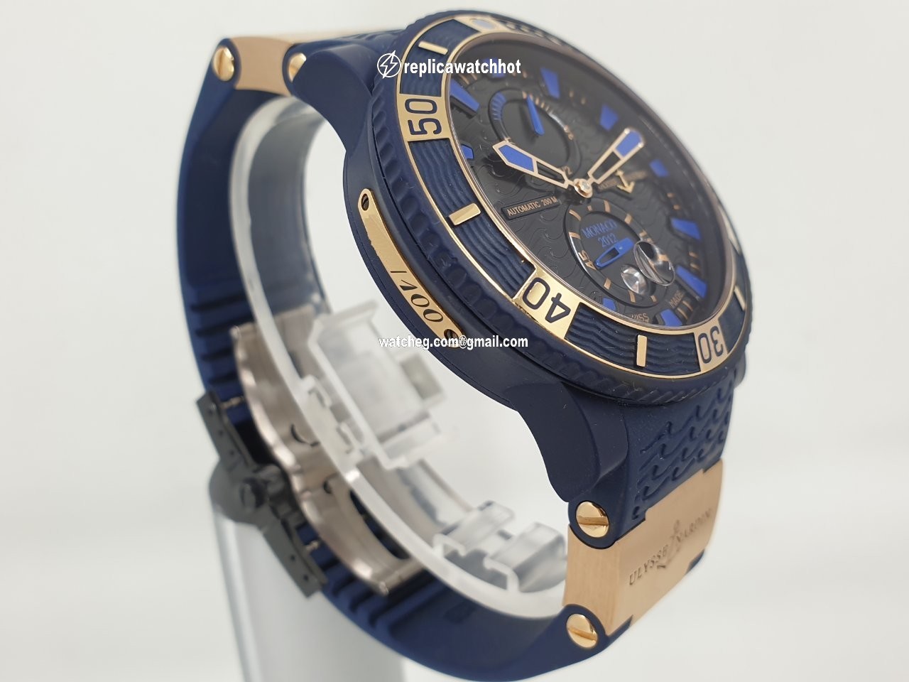 Ulysse Nardin Maxi Marine Diver Mens watch Unisex Automatic Gold Steel 263-98 4