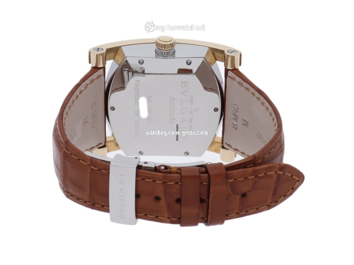 Bulgari Assioma Mens watch Unisex Automatic Gold Steel AA48C6SGLD 4