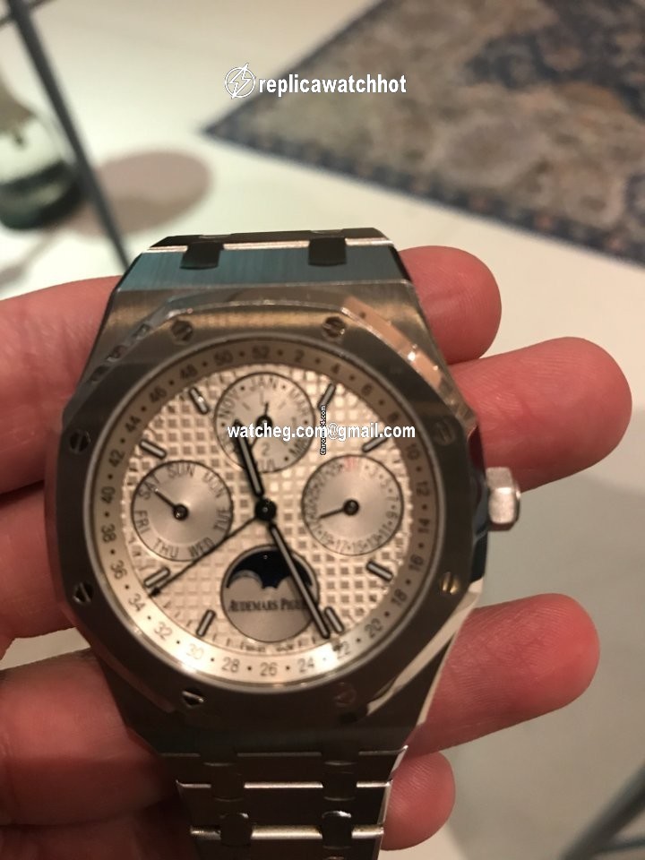 Audemars Piguet Royal Oak Perpetual Calendar Mens watch Unisex Automatic Steel 26574ST 4