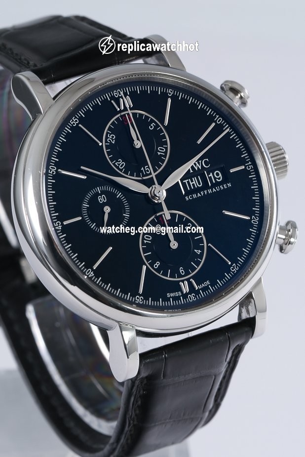 IWC Portofino Chronograph Mens watch Unisex Automatic Steel IW391007 4