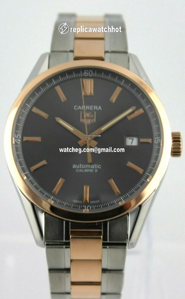 TAG Heuer Carrera Calibre 5 Automatic Steel WV215E.BD0735 4