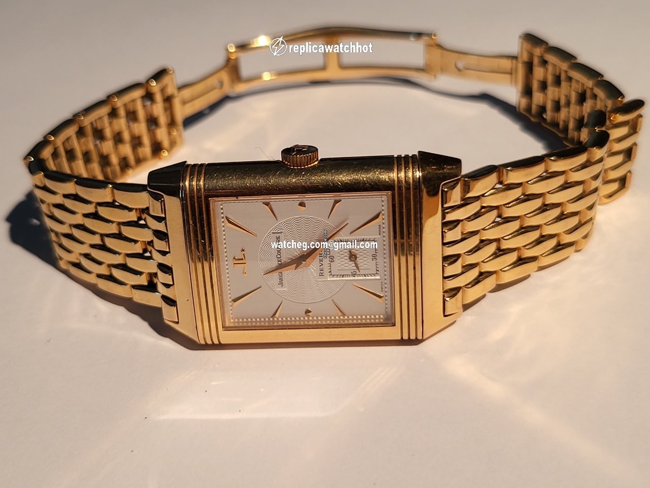 Jaeger-LeCoultre Reverso Mens watch Unisex Manual winding Red gold 270.2.62 4