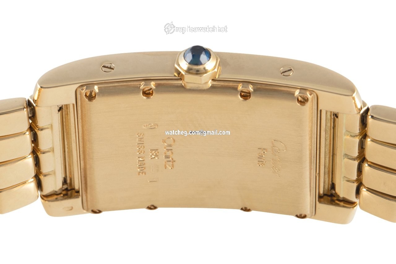 Cartier Tank Americaine Mens watch Unisex Quartz Yellow gold 8012905 4