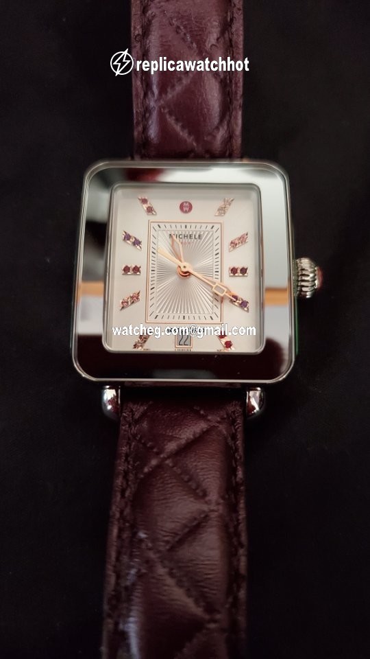 Michele Deco Womens watch Quartz Steel MWW06K000004 4