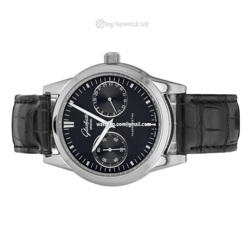Glashtte Original Senator Hand Date Mens watch Unisex Automatic Steel 39-58-01-02-04 4