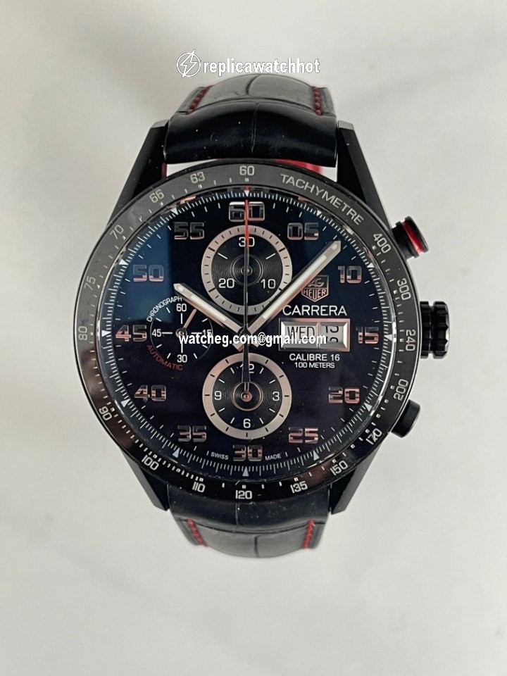TAG Heuer Carrera Calibre 16 Mens watch Unisex Automatic Titanium CV2A81.FC6237 4