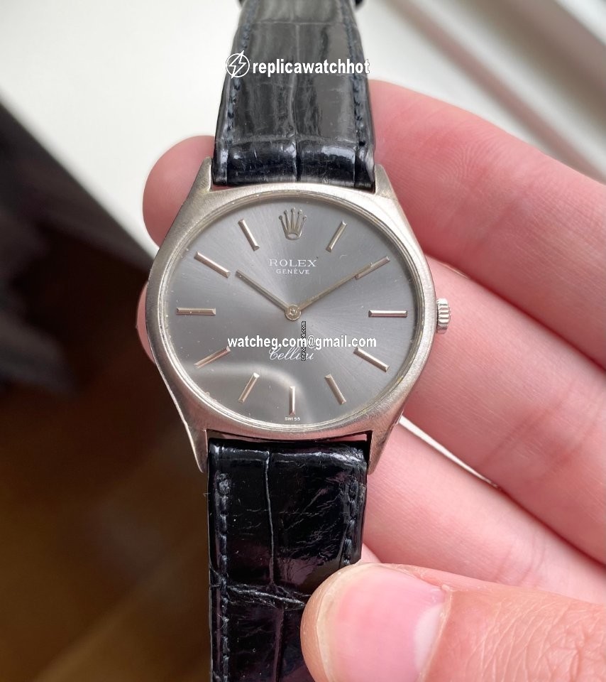 Rolex Cellini Mens watch Unisex White gold Manual winding 3806 4