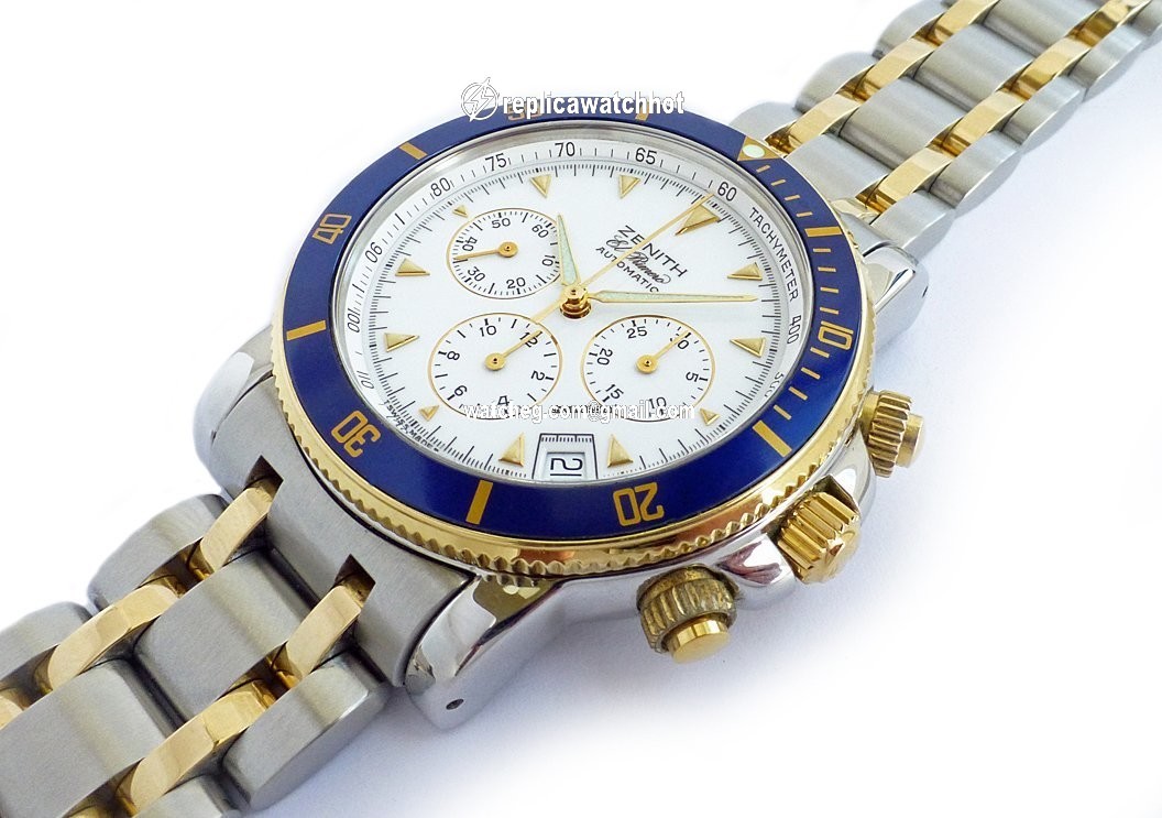 Zenith El Primero Mens watch Unisex Automatic Gold Steel 15 53-0470-400 4
