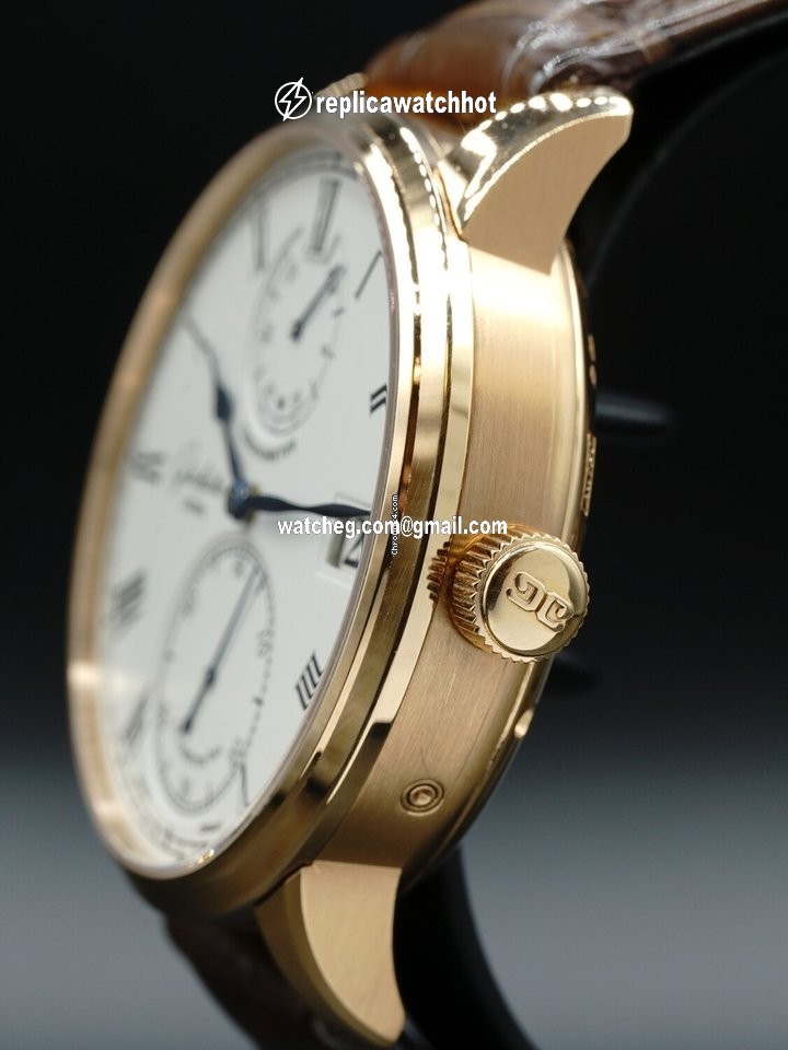 Glashtte Original Senator Chronometer Mens watch Unisex Manual winding Rose gold 1-58-01-02-05-30 4