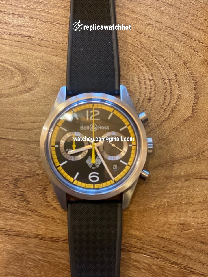 Bell & Ross BR V1 Mens watch Unisex Automatic Steel BRV126-RS40-ST SRB 4