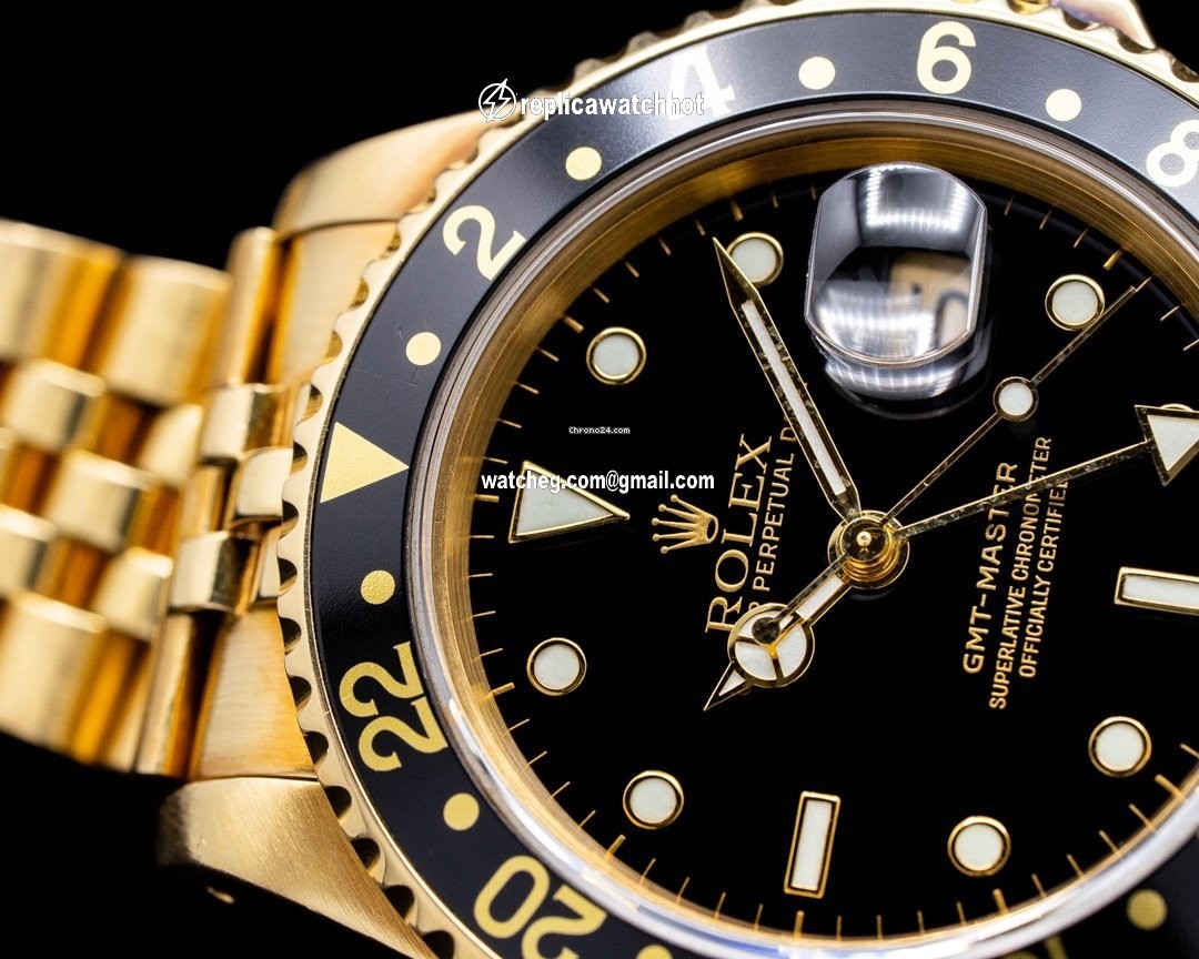 Rolex GMT-Master Mens watch Unisex Yellow gold Automatic 16758 4