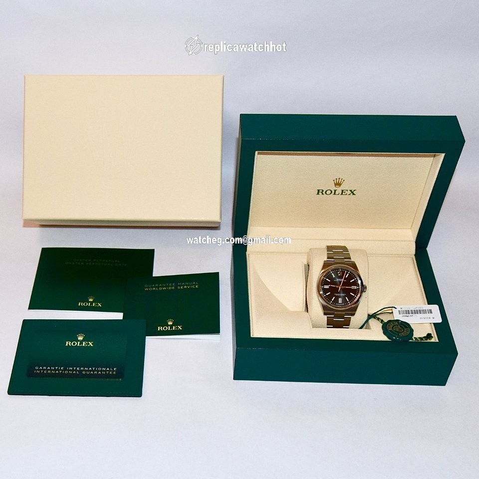 Rolex Oyster Perpetual 41 Mens watch Unisex Steel Automatic 124300-0002 4