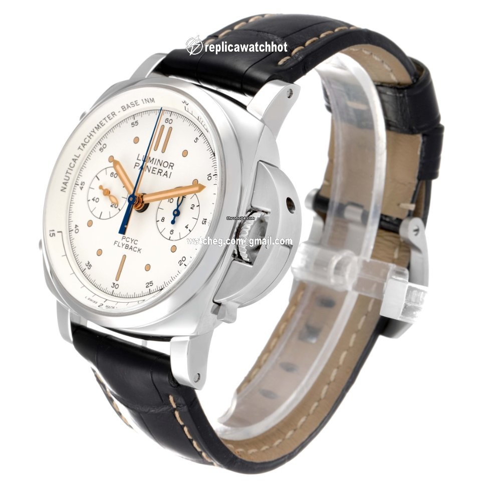 Panerai Luminor 1950 3 Days Chrono Flyback Mens watch Unisex Automatic Steel PAM00654 4
