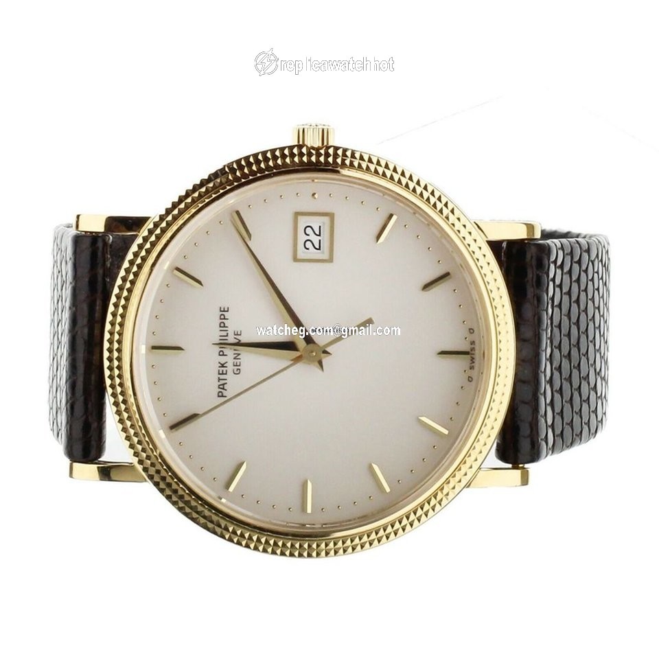 Patek Philippe Calatrava Mens watch Unisex Quartz Yellow gold 3499J 4
