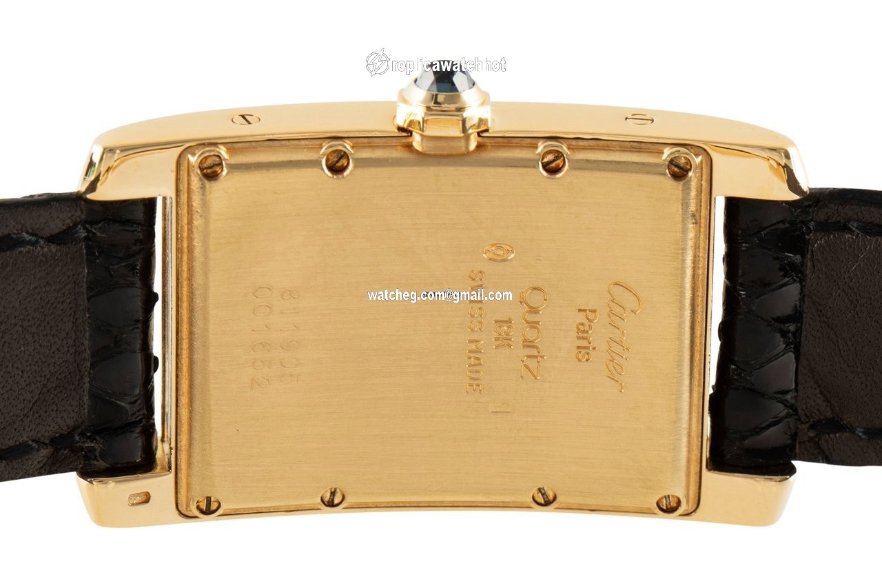 Cartier Tank Americaine Mens watch Unisex Quartz Yellow gold 811905 4