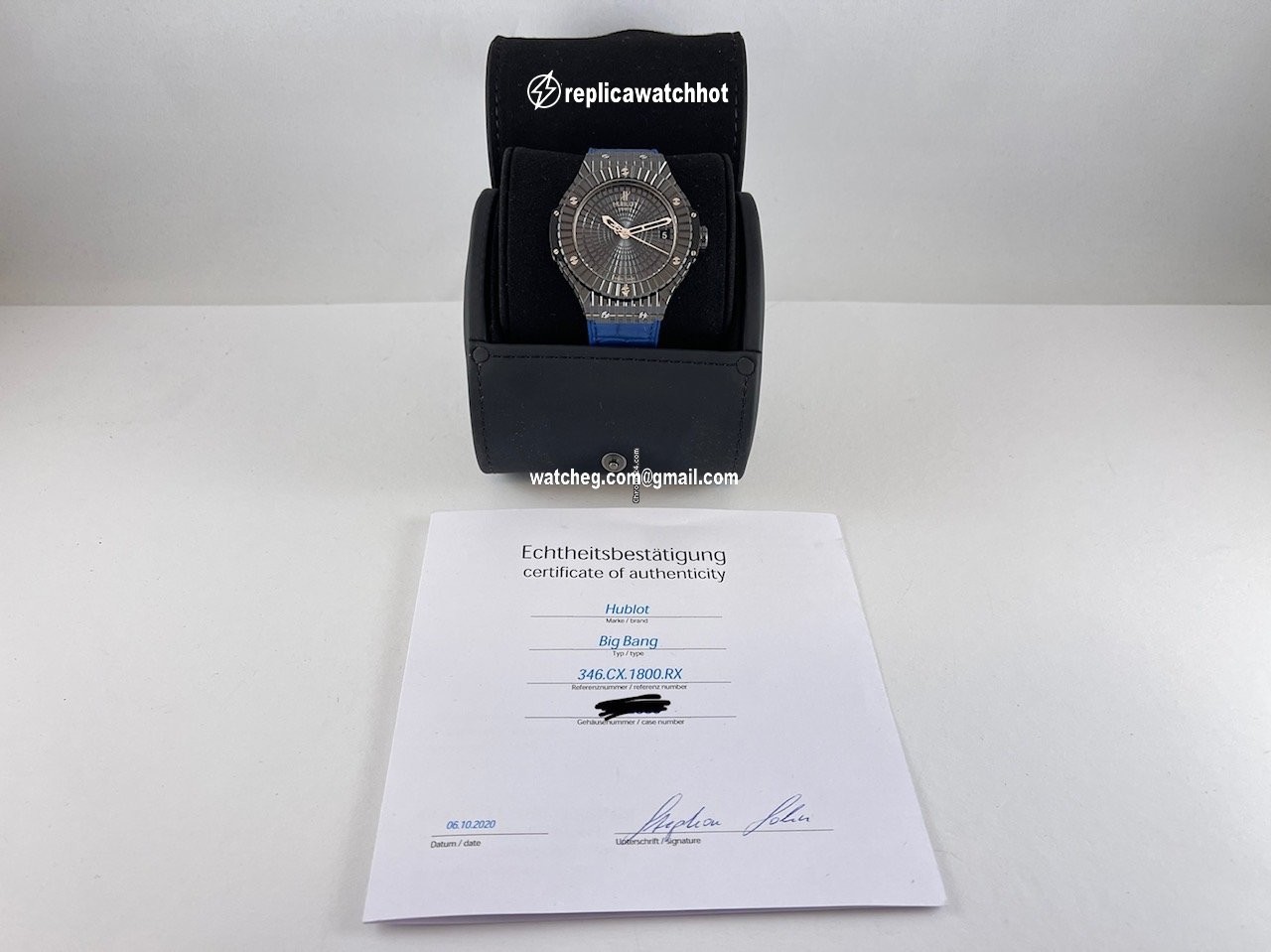 Hublot Big Bang Caviar Mens watch Unisex Automatic Ceramic 346.CX.1800.RX 4