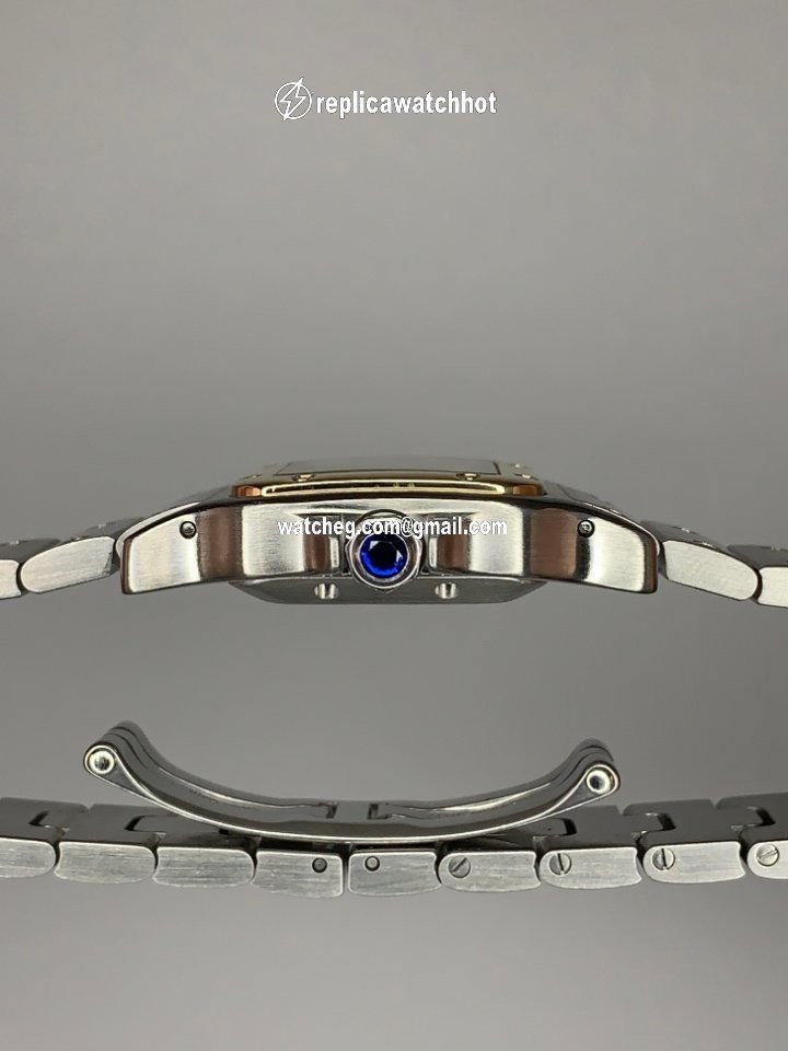 Cartier Santos Galbee Womens watch Automatic Gold Steel 2423 4
