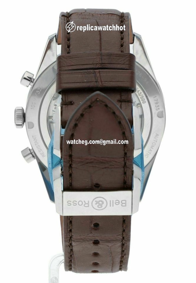 Bell & Ross Vintage Automatic Steel BRG126-BRN-ST SCR 4