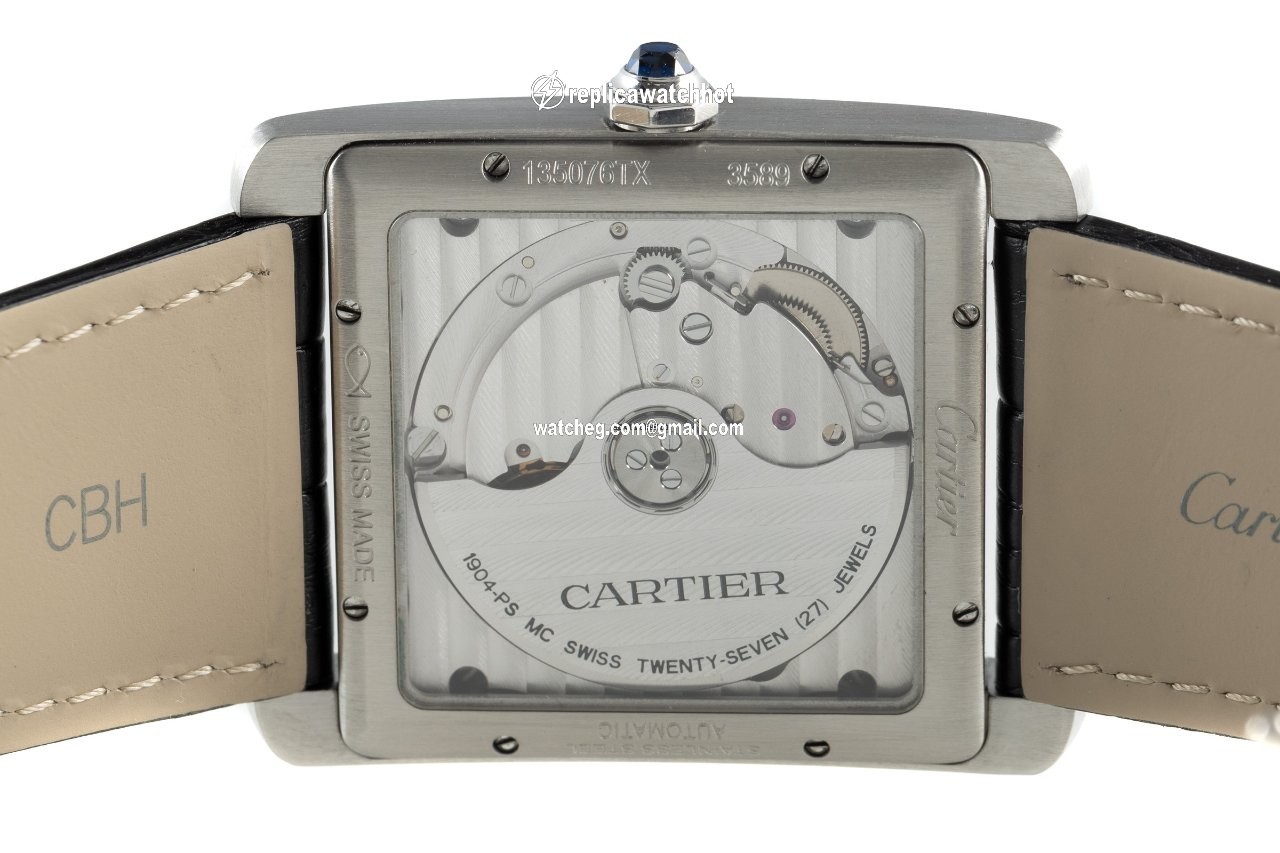 Cartier Tank MC Mens watch Unisex Automatic Steel W5330004  3589 4