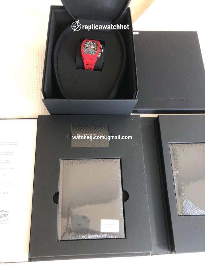 Richard Mille RM 011 Mens watch Unisex Quartz Rm 11-03 Red Quartz 4