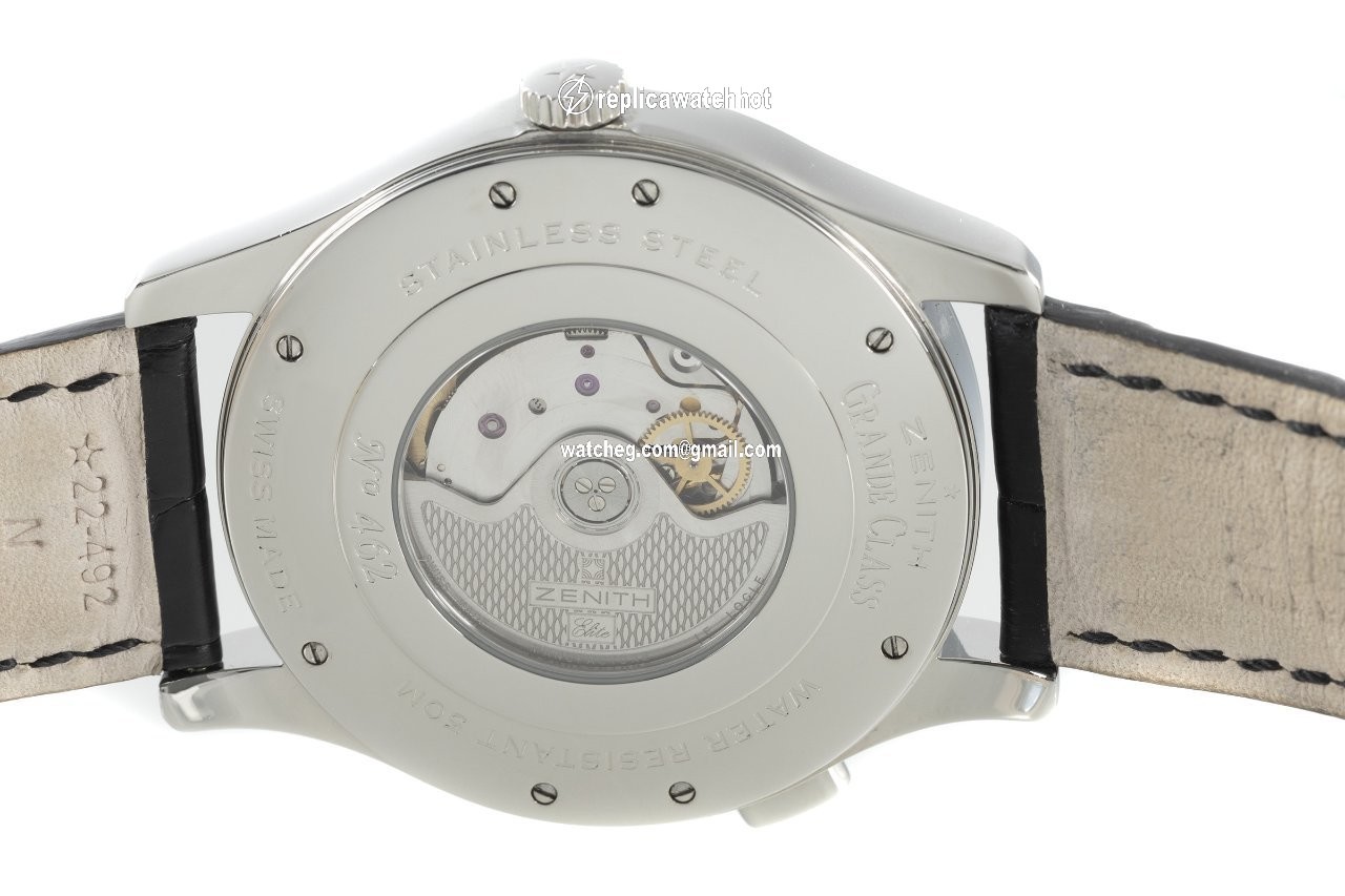 Zenith Elite Dual Time Mens watch Unisex Automatic Steel 030520683 4