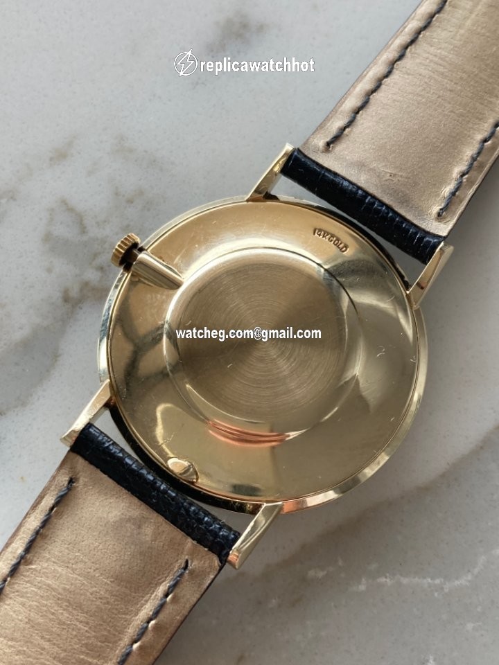 Omega Mens watch Unisex Manual winding Yellow gold 14 k gold 34mm dress watches 4