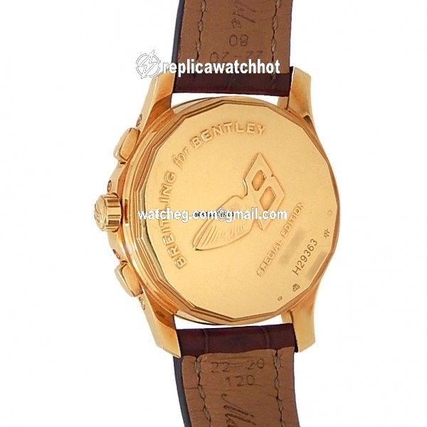 Breitling Bentley Mark VI Mens watch Unisex Automatic Rose gold H29363 4