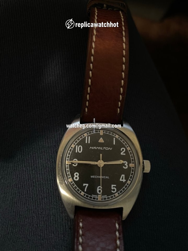 Hamilton Khaki Pilot Pioneer Mens watch Unisex Manual winding Steel H76419931 4