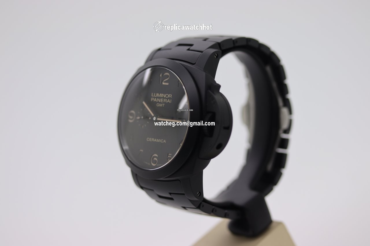 Panerai Luminor 1950 3 Days GMT Automatic Mens watch Unisex Automatic Ceramic PAM 00438 4