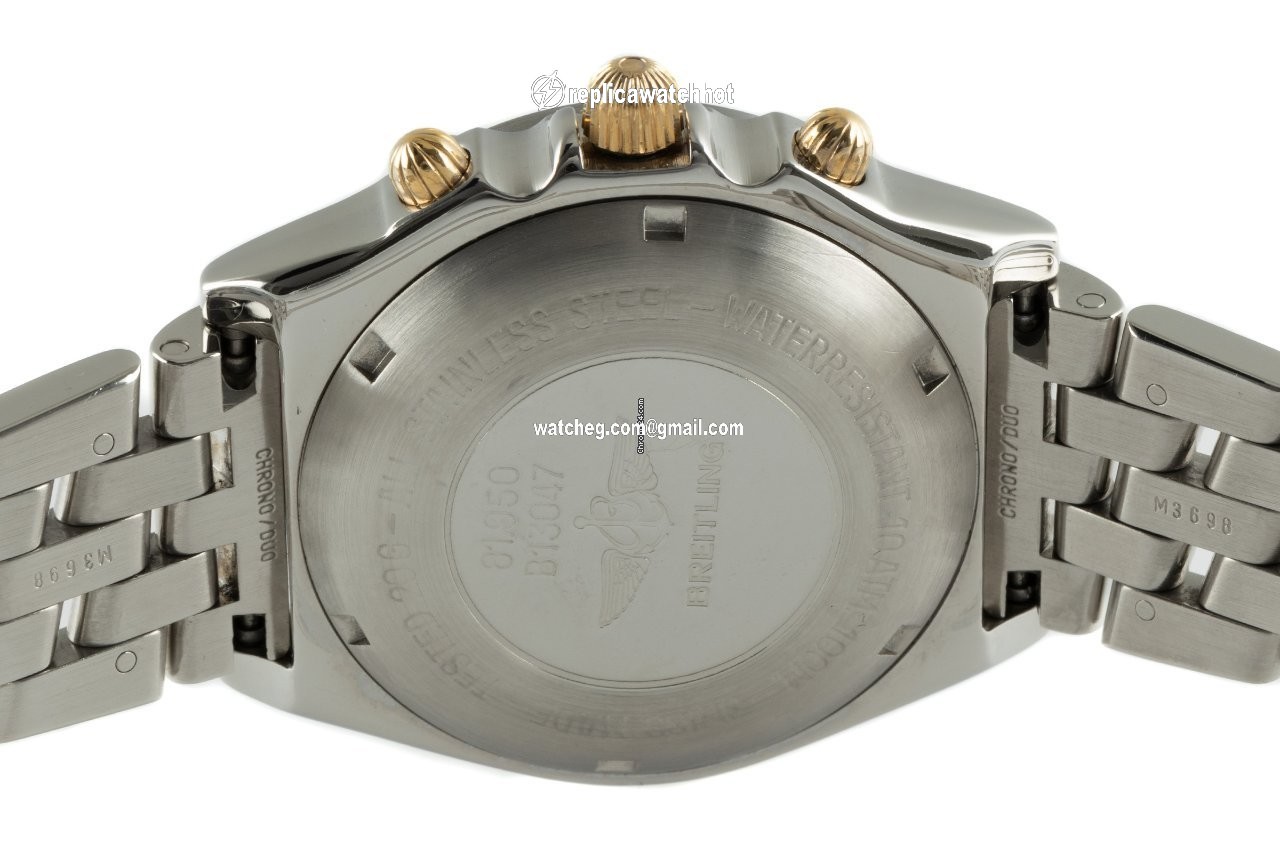 Breitling Chronomat Mens watch Unisex Automatic Gold Steel 81.950 B13047 4