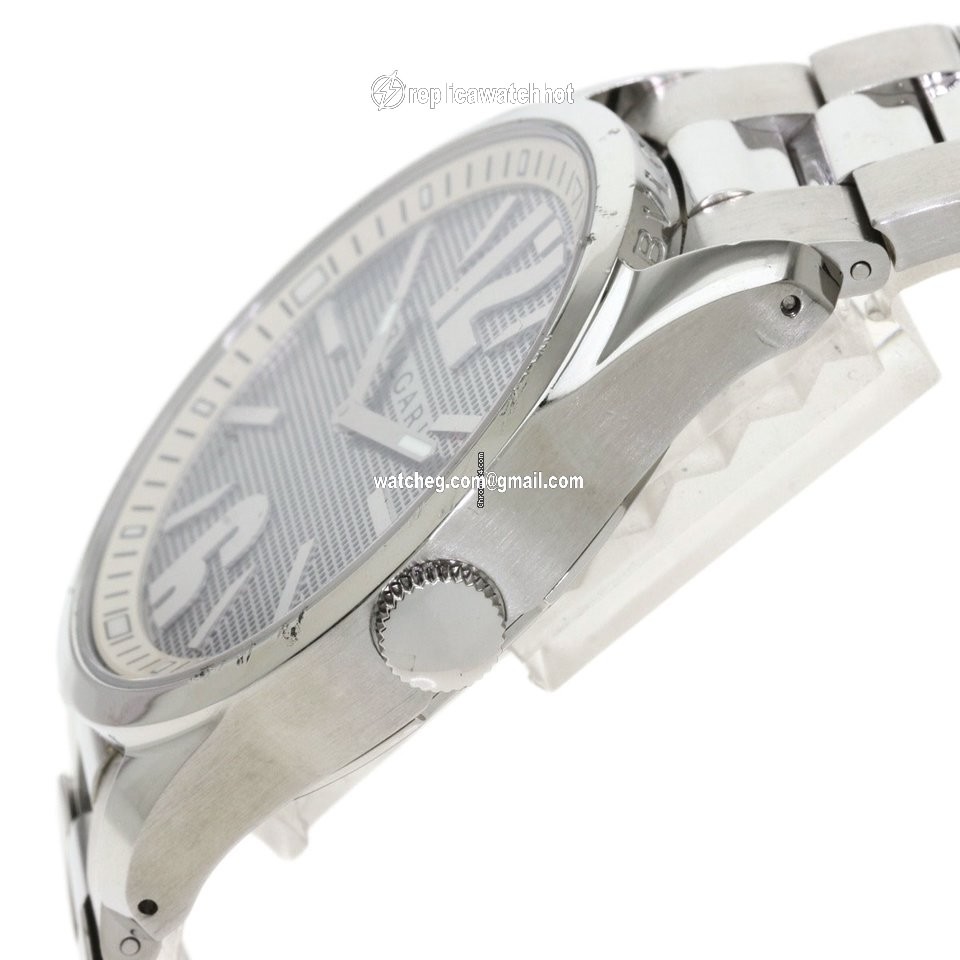 Bulgari Mens watch Unisex Quartz Steel ST44SS 4