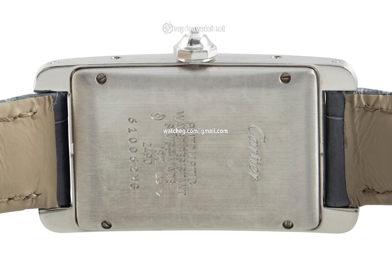 Cartier Tank Americaine Womens watch Automatic White gold 2490 4