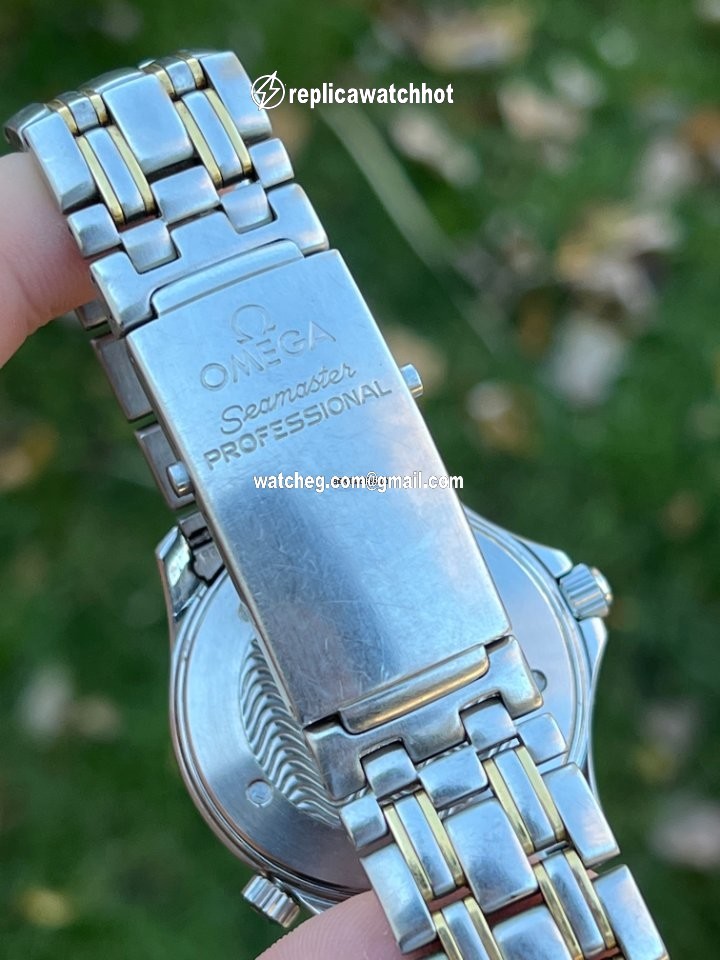 Omega Seamaster Mens watch Unisex Automatic Gold Steel 2455.80 4
