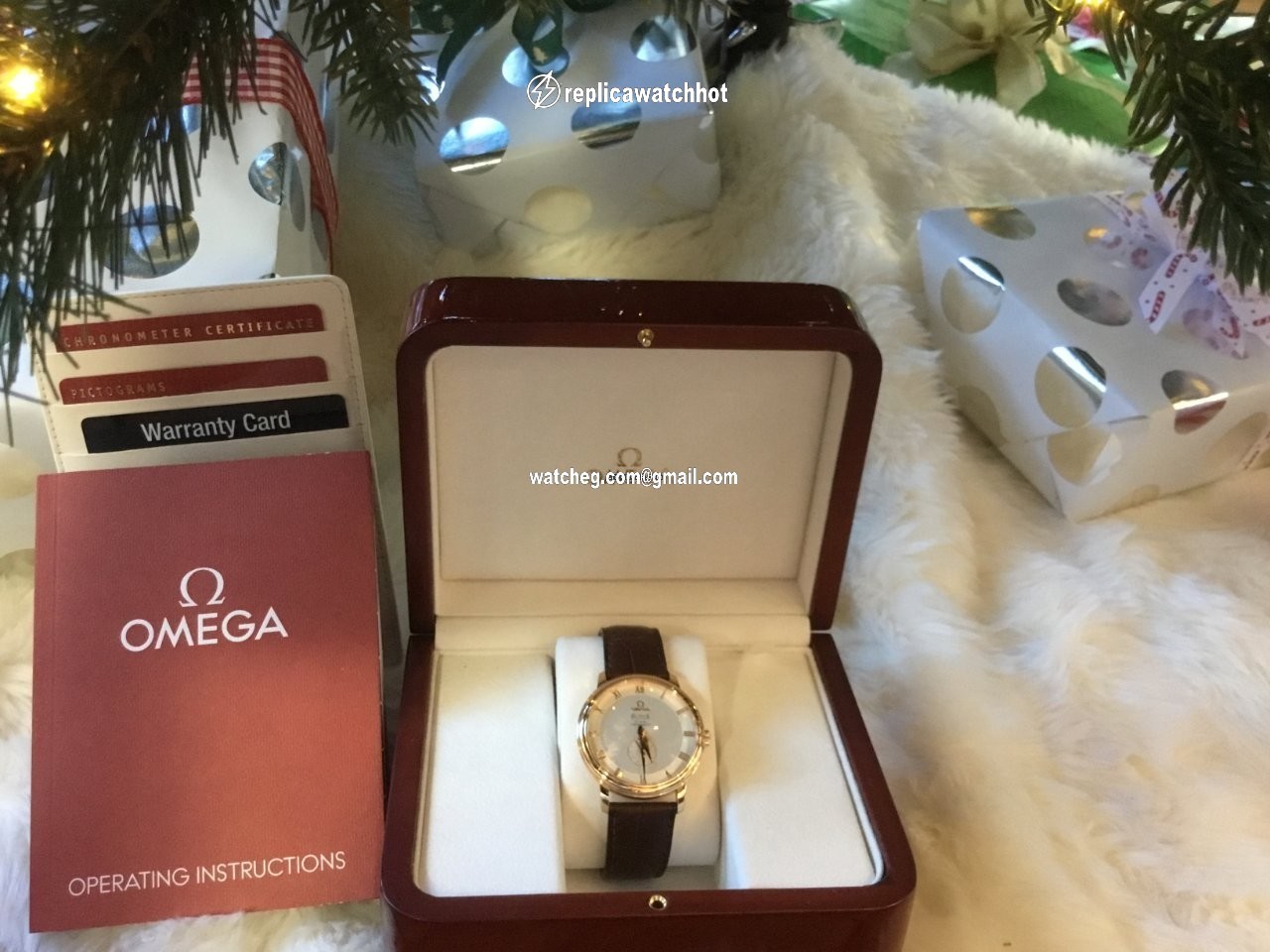 Omega De Ville Prestige Mens watch Unisex Automatic Rose gold 4614.30.02 4