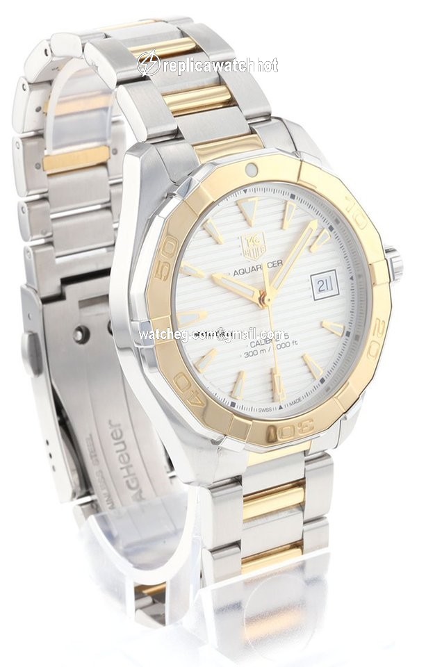 TAG Heuer Aquaracer 300M Mens watch Unisex Automatic Gold Steel WAY2151.BD0912 4