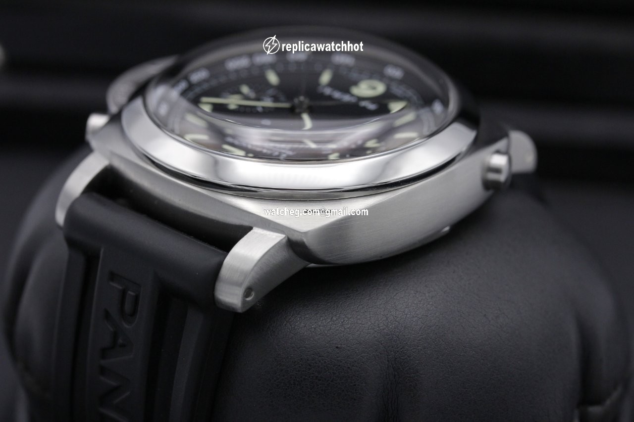 Panerai Luminor 1950 3 Days Chrono Flyback Steel PAM 213 4