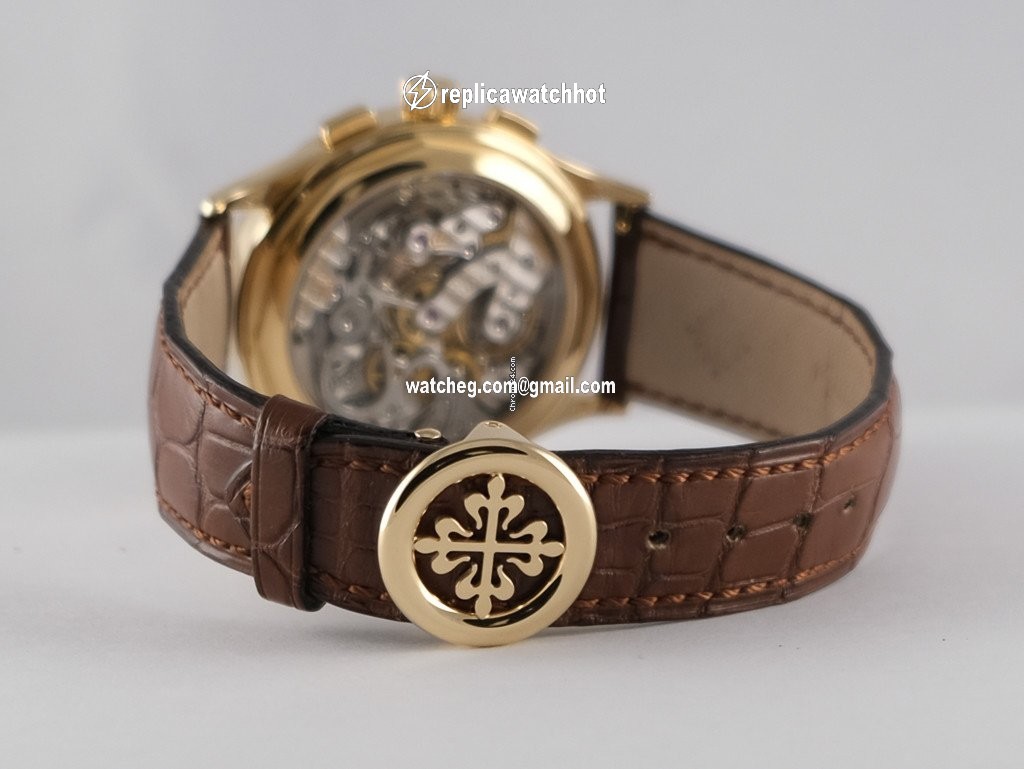 Patek Philippe Chronograph Mens watch Unisex Manual winding Yellow gold 5170 j -001 4