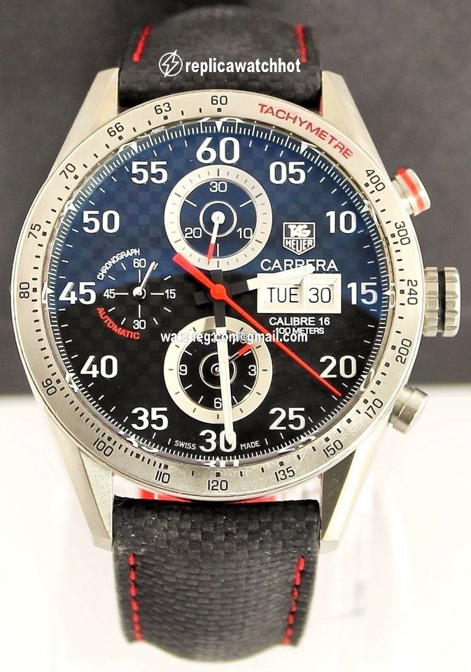 TAG Heuer Carrera Calibre 16 Automatic Titanium CV2A80.FC6256 4