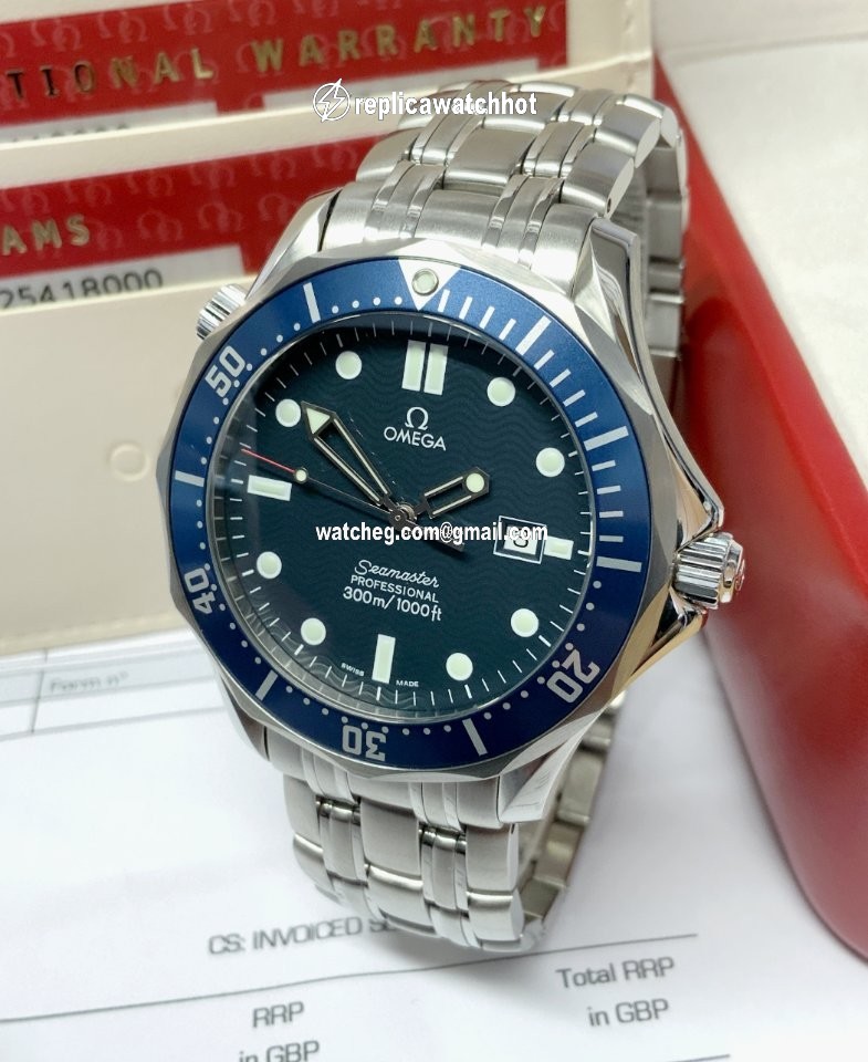 Omega Seamaster Diver 300 M Mens watch Unisex Quartz Steel 2541.80.00 4