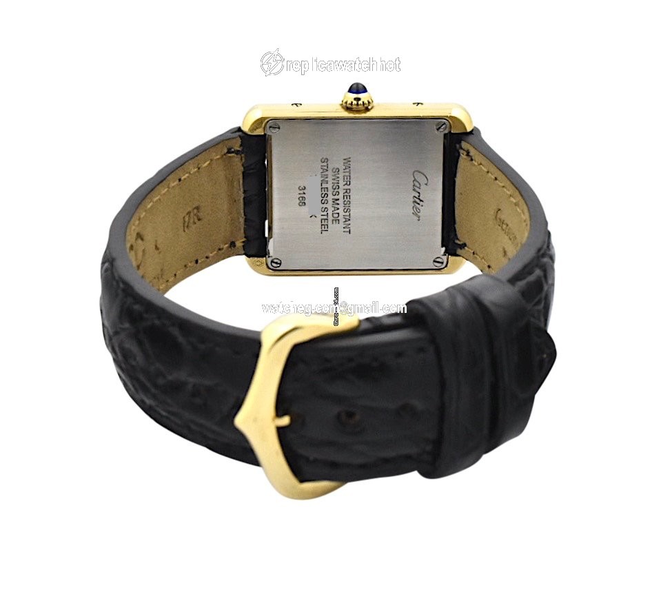 Cartier Tank Solo Womens watch Quartz Yellow gold 3168 4