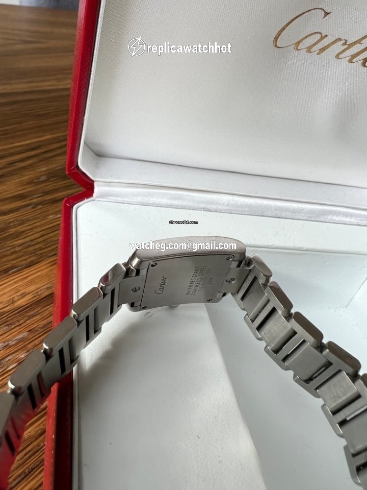 Cartier Tank Francaise Womens watch Quartz Steel 2384 4